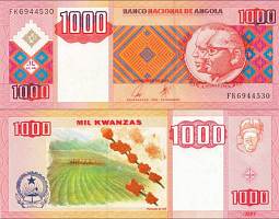 *1000 Kwanzas Angola 2003, P150a UNC - Kliknutím na obrázok zatvorte -